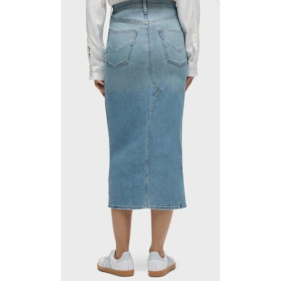 Hudson Reconstructed Skirt Offshore Women's Size 33/XL - Picture 4 of 7